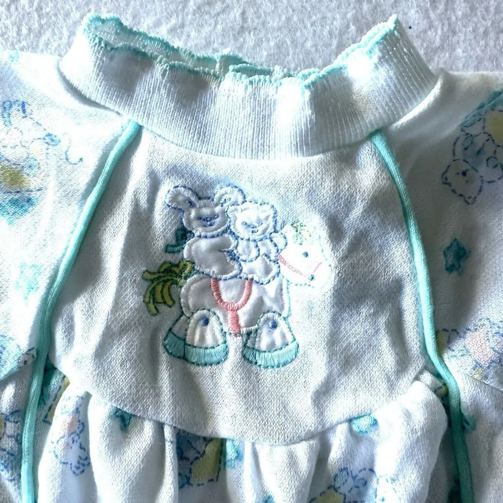 BabyGro Small Newborn 0-3 Months Footed Made USA romper‎ sleep suit Snap